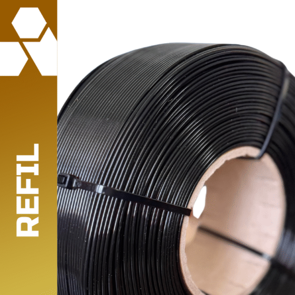Filamento PLA Refil Preto - Black Piano